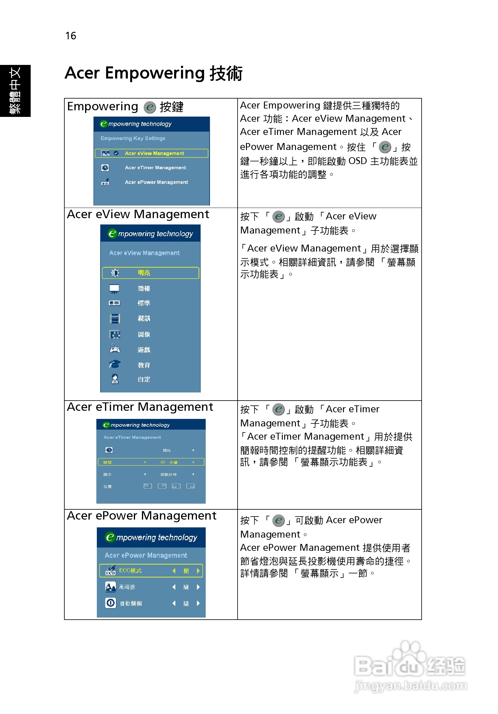 宏基X110投影机使用说明书:[3]