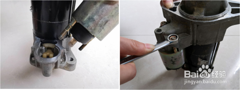 启动机的拆装方法!