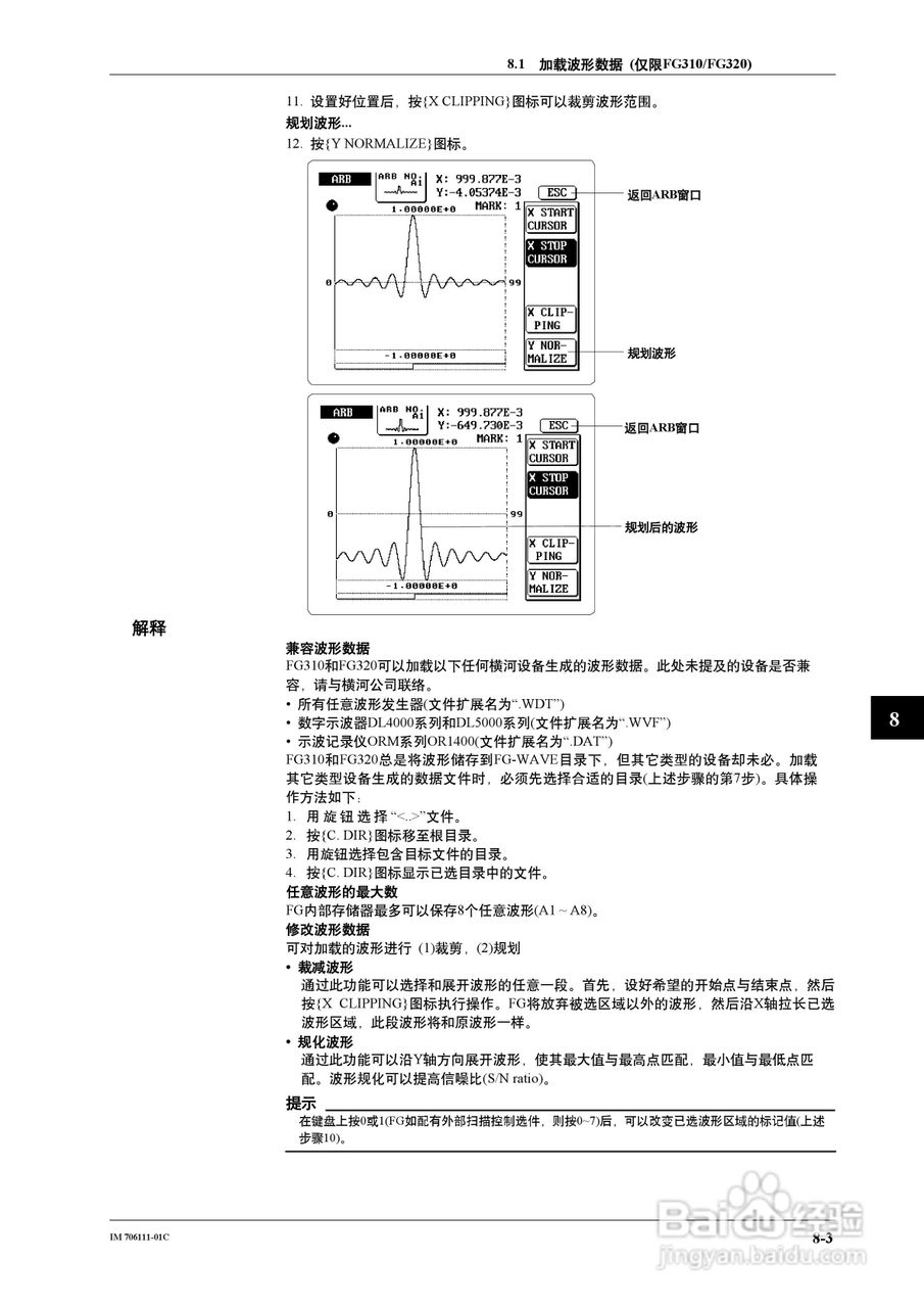 FG200/FG300合成函数发生器用户说明书:[7]