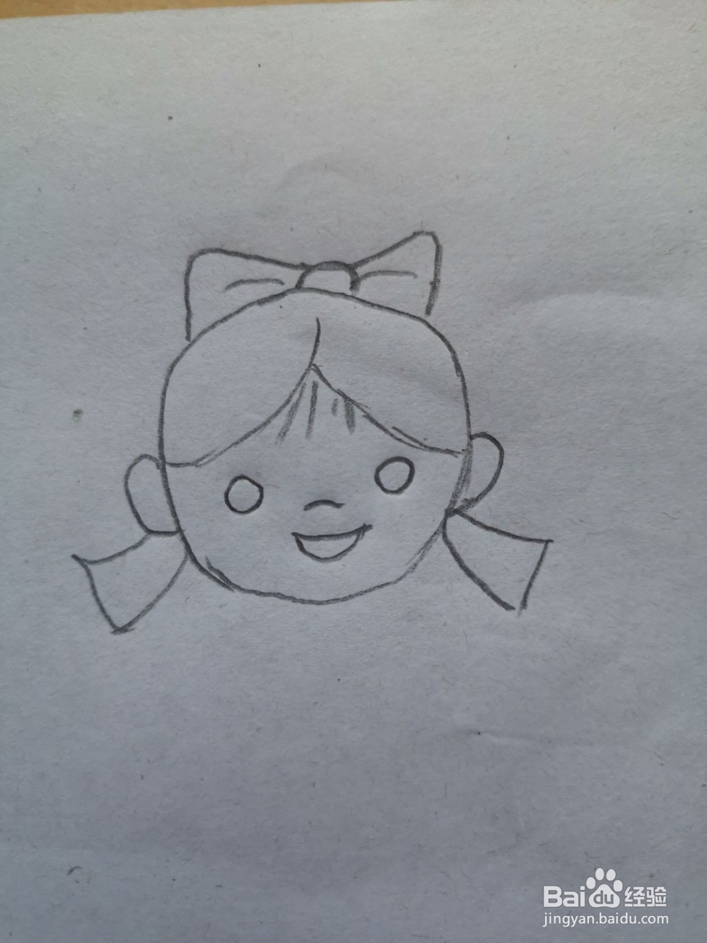 怎么样快速画出小女孩头像