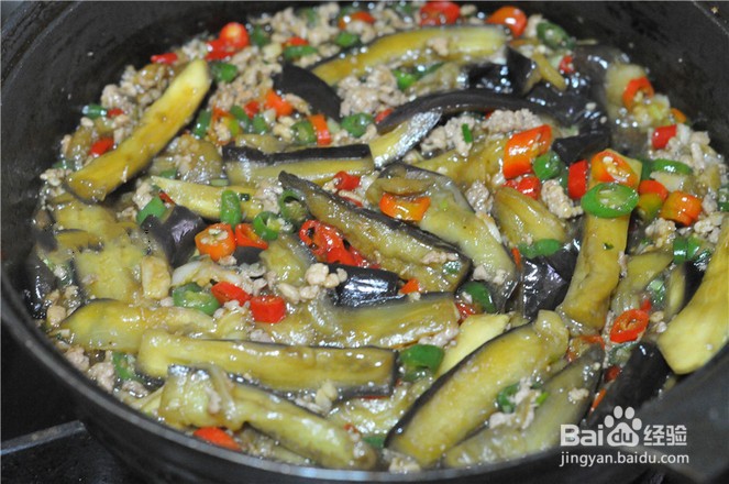 家常菜肉末茄子的做法