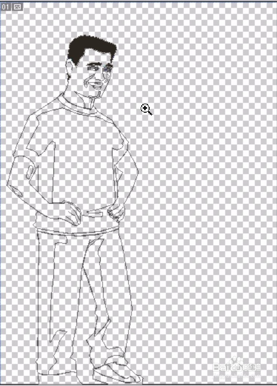 卡通姚明图片绘制