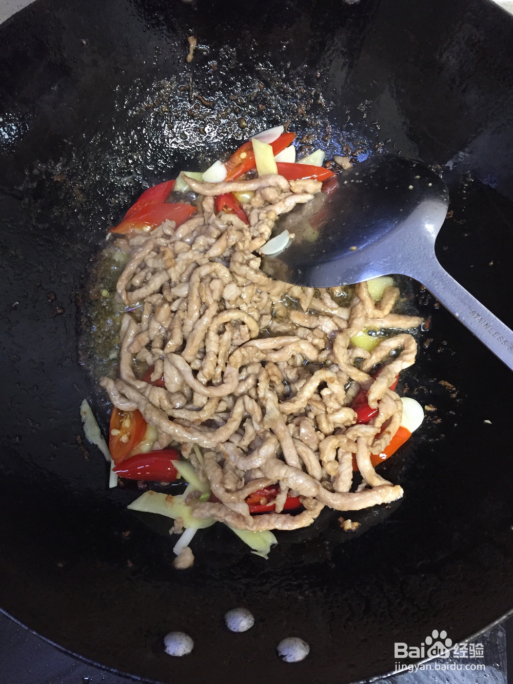 奶奶教你做韭黄肉丝