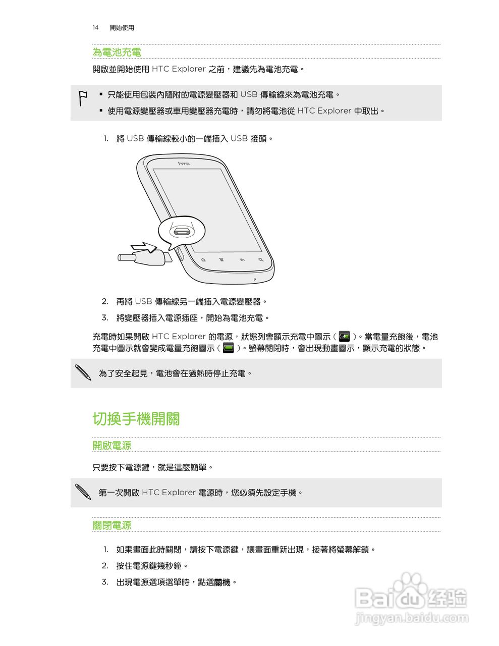 多普达HTC Explorer A310e手机使用说明书:[2]