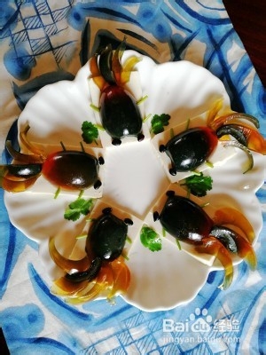 营养美食制作鸭皮蛋