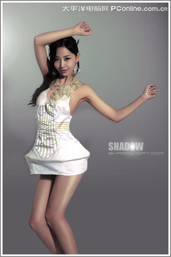 Photoshop后期打造时尚杂志女模特质感效果