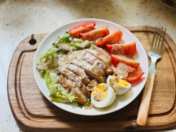 低碳水高蛋白鸡胸肉蔬菜沙拉