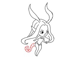 刀塔传奇术士中的仙女龙怎么画