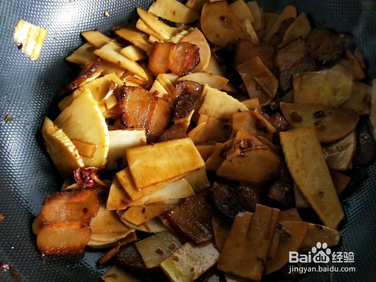 冬笋炒腊肉的做法