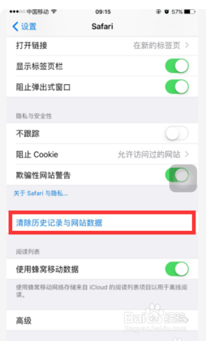 苹果手机如何清除历史记录