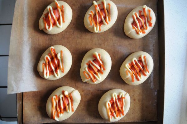 mini肠仔全麦面包