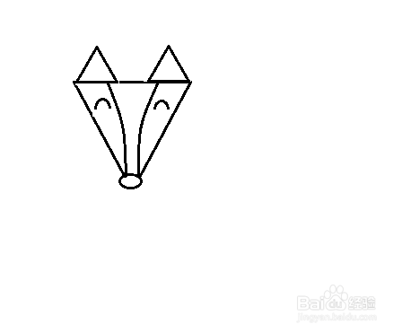 简笔画-狐狸的简笔画如何画