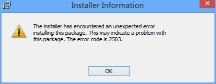 <b>Win8安装程序出现2502、2503错误解决方法</b>
