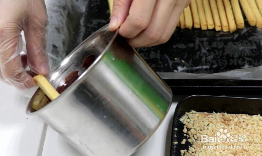 巧克力手指饼干的详细教程