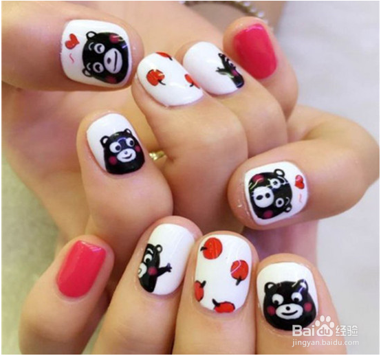 2017日式美甲图片