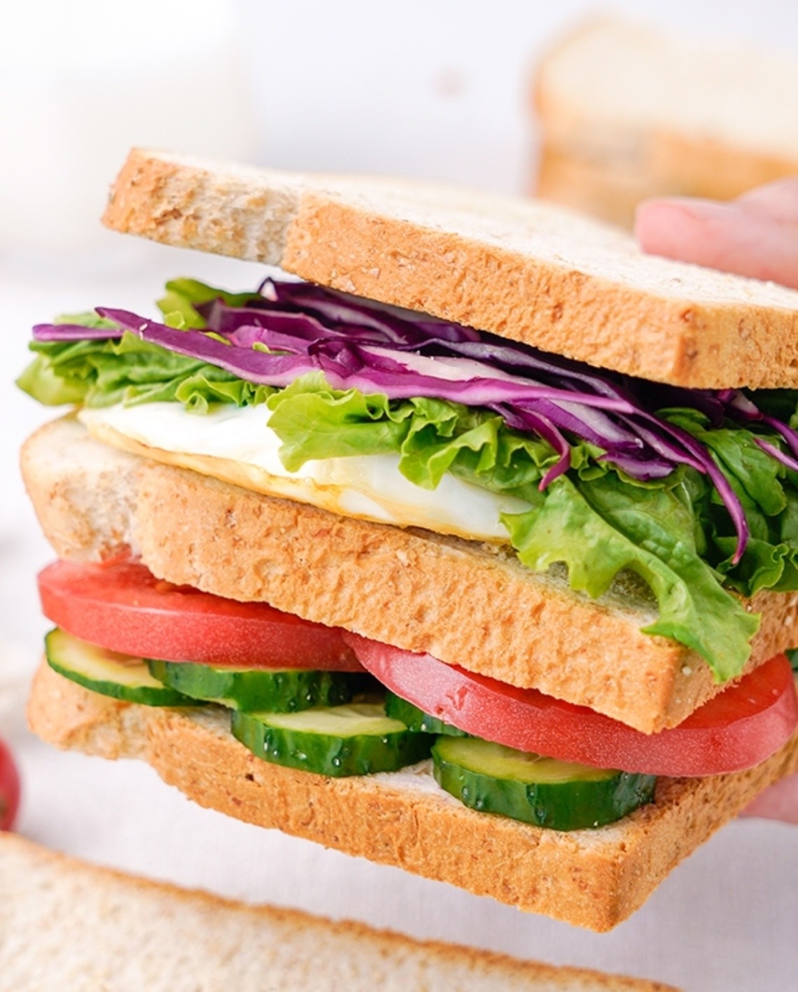 减肥人士都爱的全麦面包，好吃营养饱腹感超强哦！