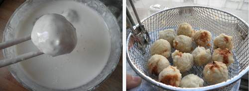 一点改变，做软嫩滑脆的---炸肉圆