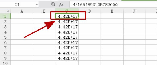 excel单元格中出现E+17是怎么回事，怎么办呢？