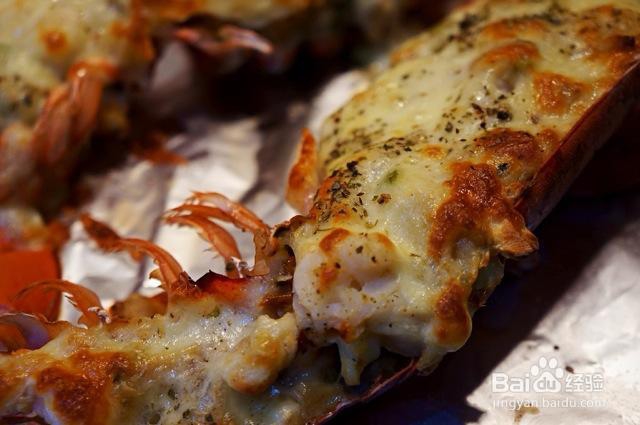 奶油芝士蒜蓉焗龙虾