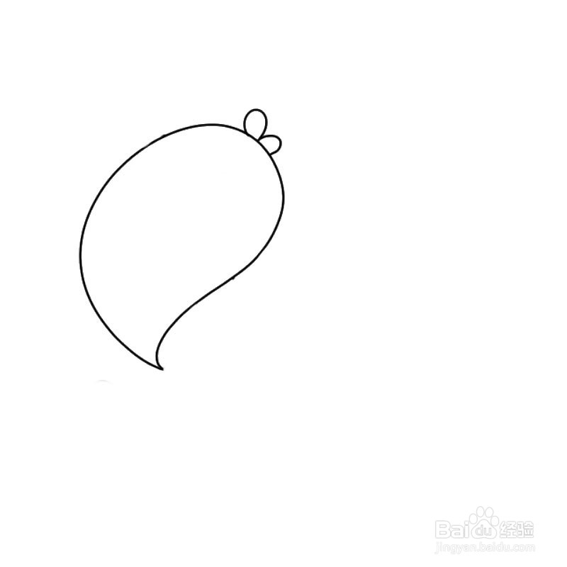 简笔画Q版鲤跃龙门的画法