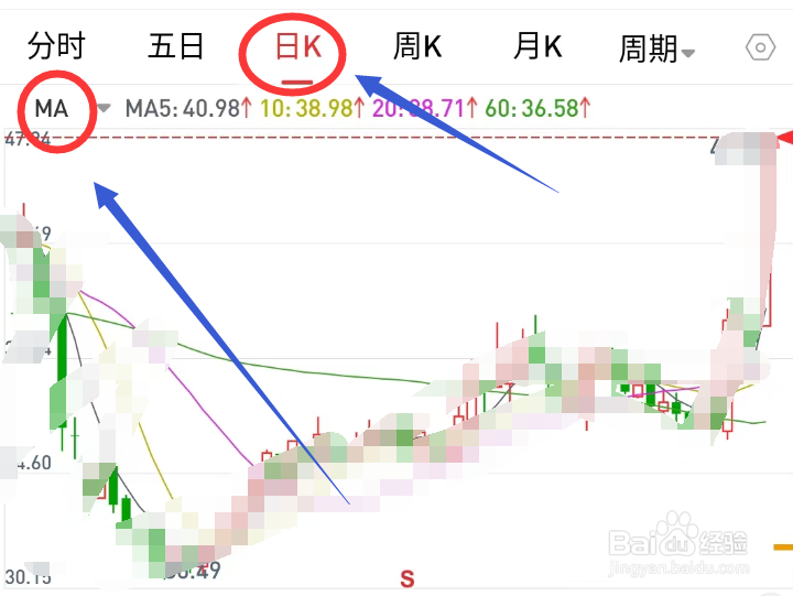 通达信APP怎么设置MA参数