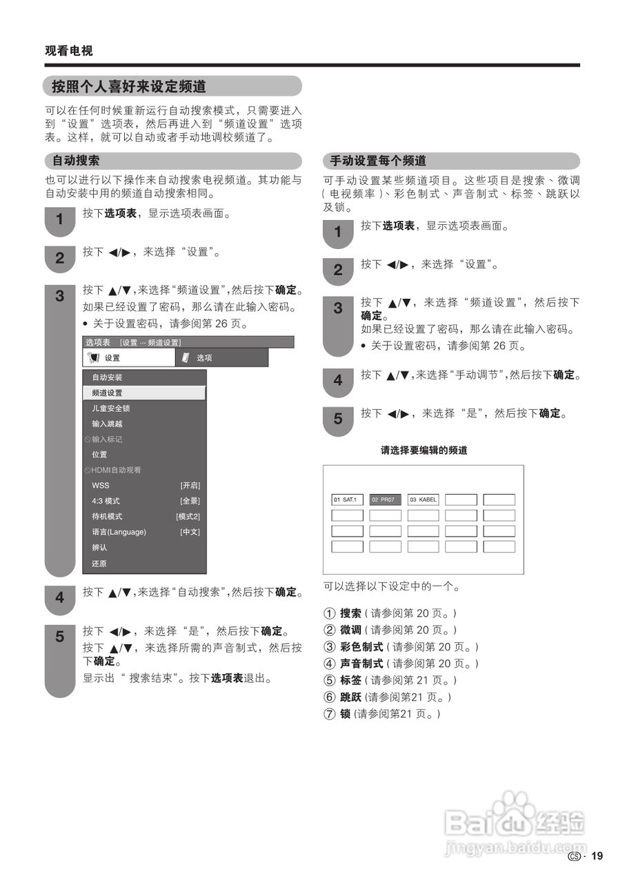 夏普LCD-52GE51A液晶彩电使用说明书:[2]