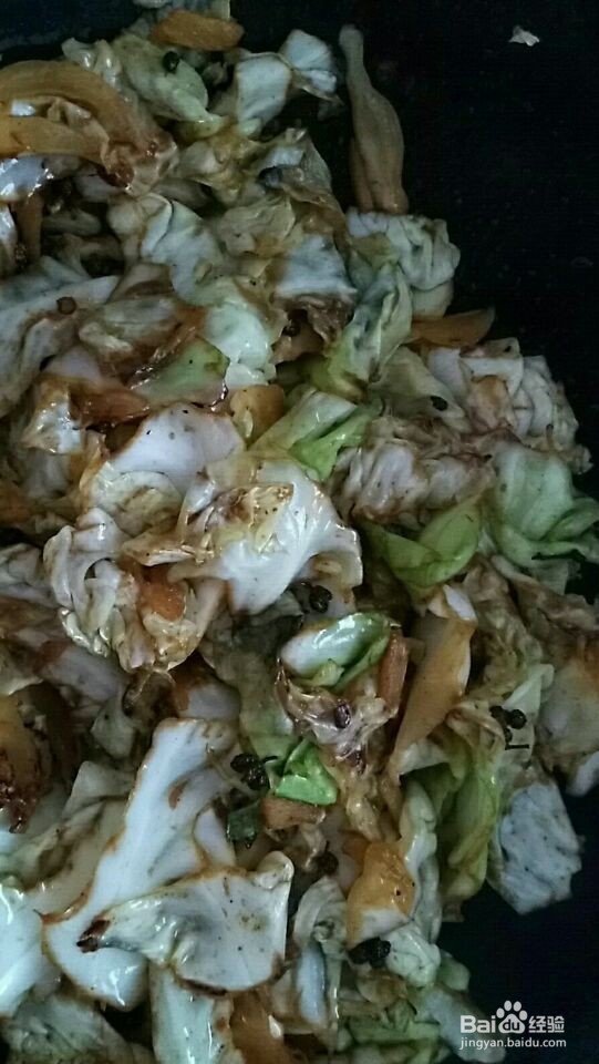 家常小炒爆炒手撕包包菜