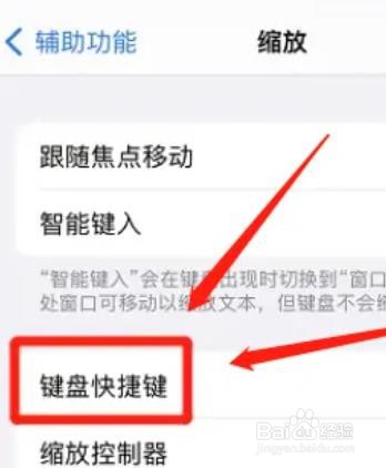在哪里启用iphone键盘快捷键