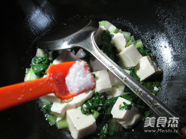 君叠菜煮豆腐