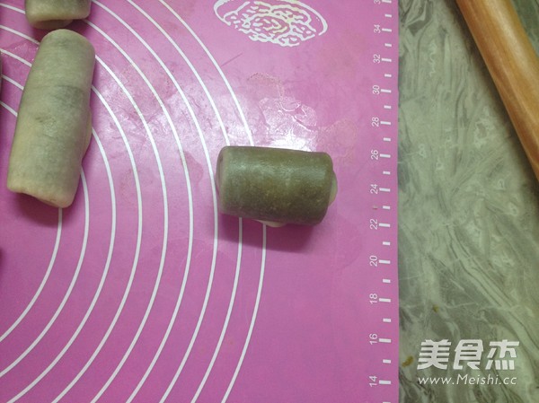 紫薯蛋黄抹茶酥