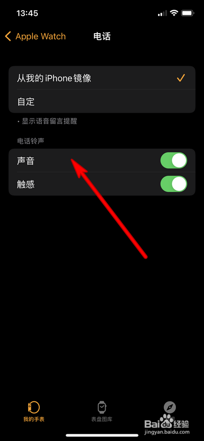 Apple Watch电话声音怎么设置