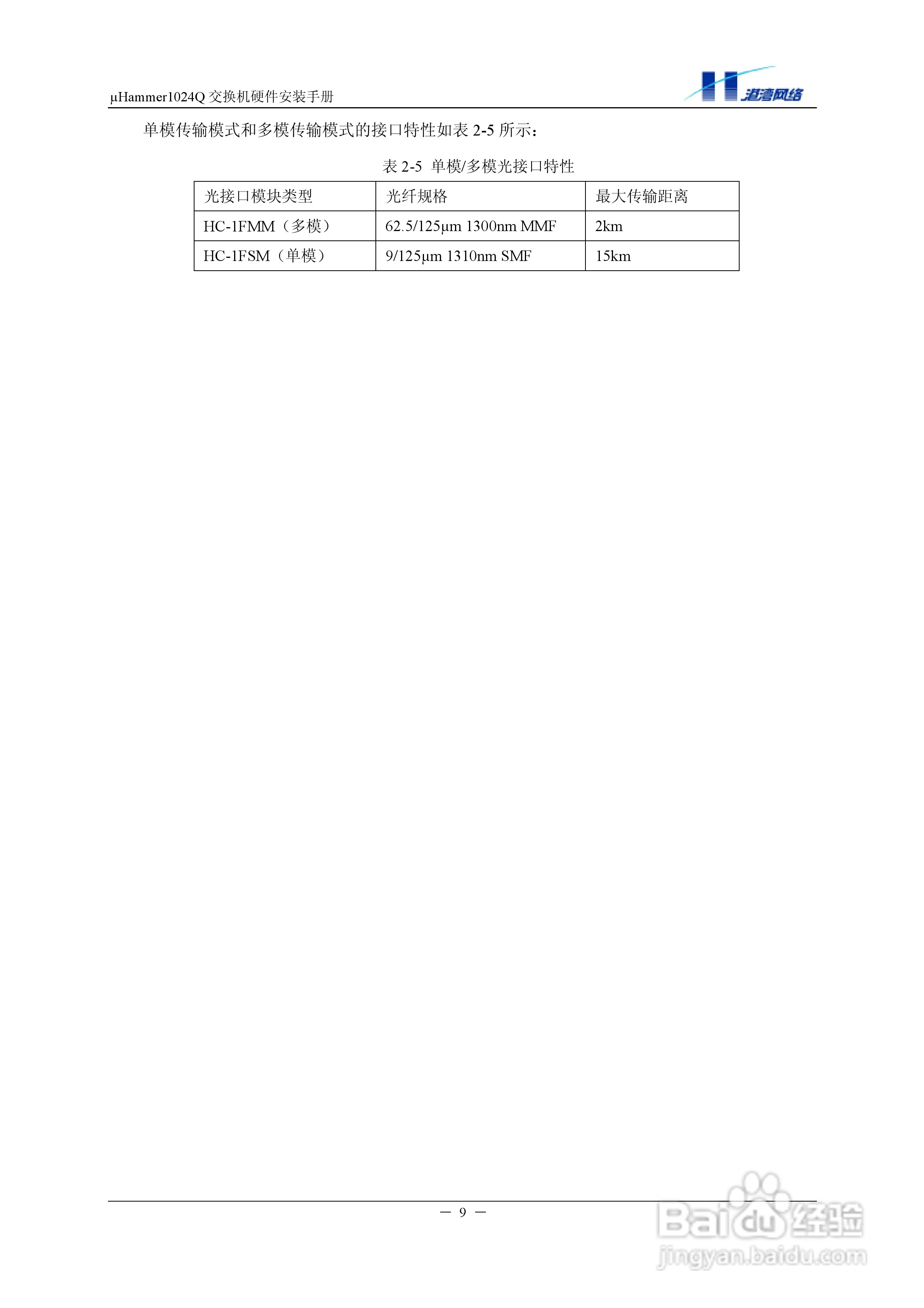 港湾网络交换机Hammer1024Q型说明书:[2]