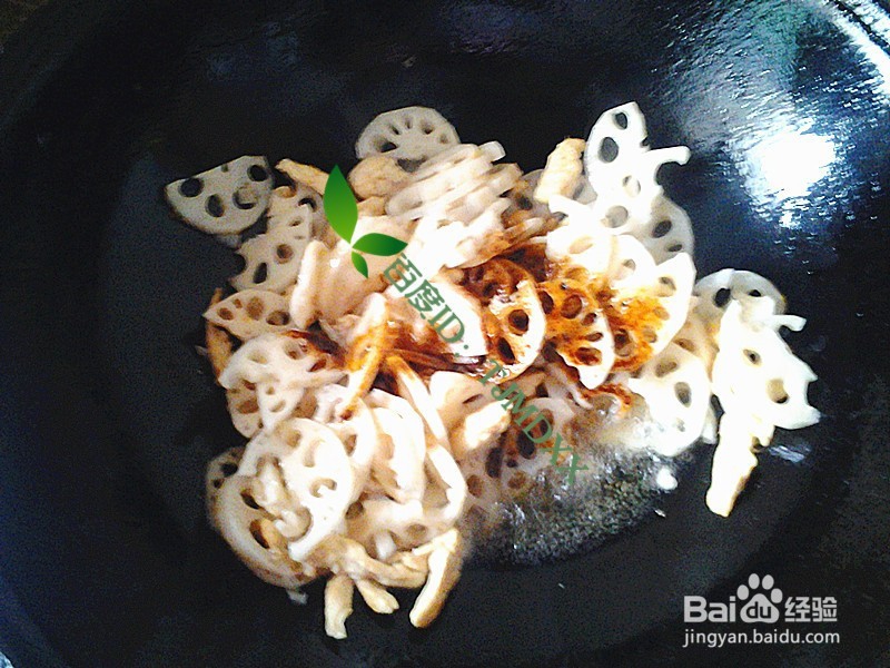 怎么做鸡肉炒莲藕片