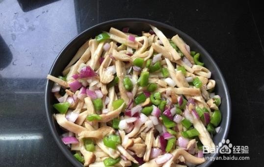 微波炉版香烤杏鲍菇的做法