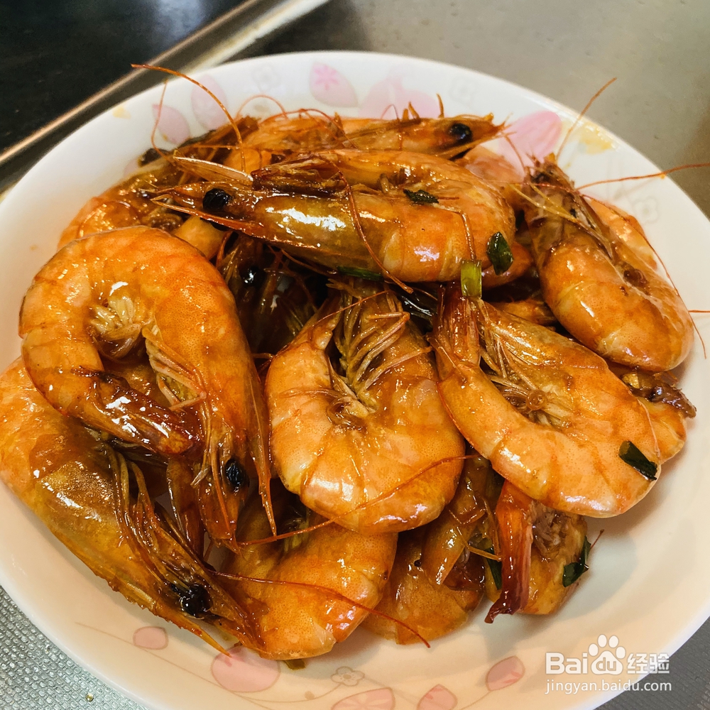 就该这样做红烧基围虾