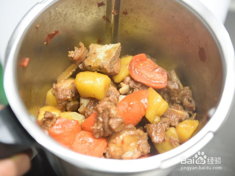 美善品版土豆烧排骨的做法