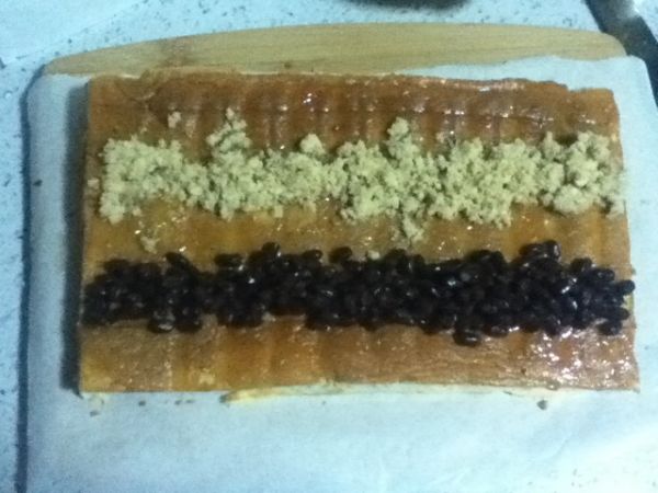 康乃馨彩绘蛋糕卷