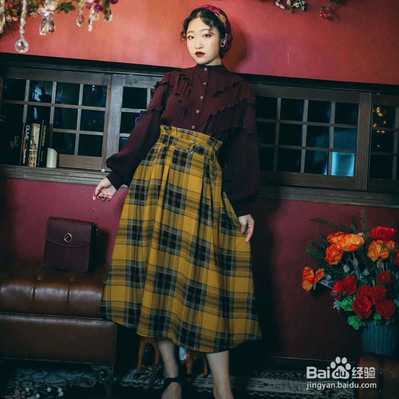 半身长裙怎么搭配衣服