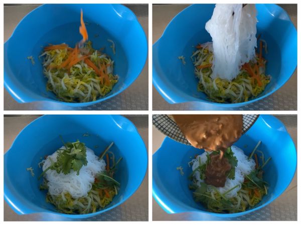 娃娃菜麻酱拌粉丝