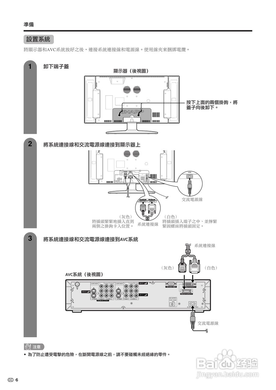 声宝LC-30HV4H型液晶电视机说明书:[1]