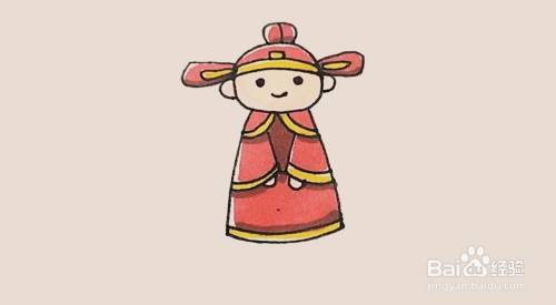 "古装新郎官"怎么画?