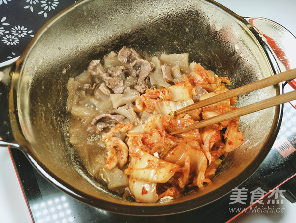 芝士泡菜锅的做法