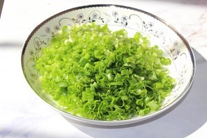 简单快手的美味葱油饼