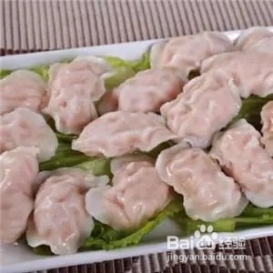 小白菜虾饺汤