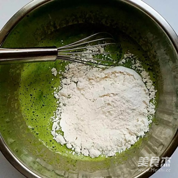 木糖醇菠菜戚风蛋糕