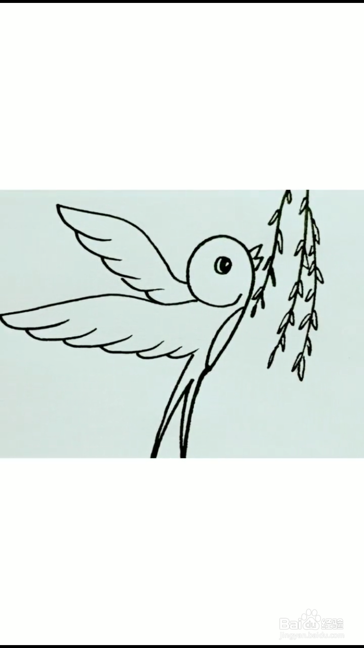 燕子的简笔画如何画？