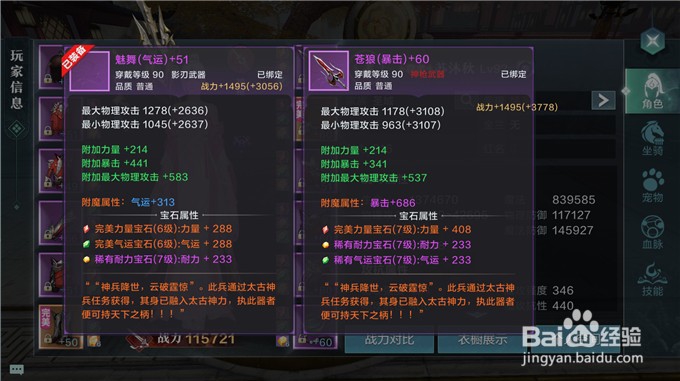 雪鹰领主宝石怎么选择