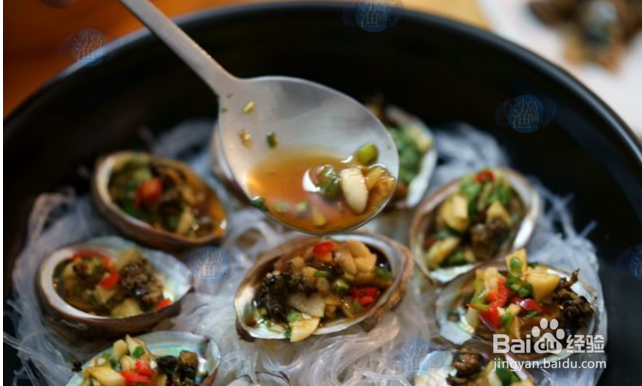 蒜蓉粉丝蒸北部湾小鲍鱼