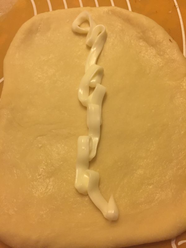 毛毛虫肉松面包