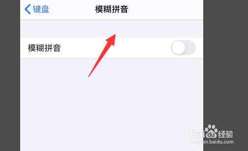 iphone11怎么开启模糊拼音设置？